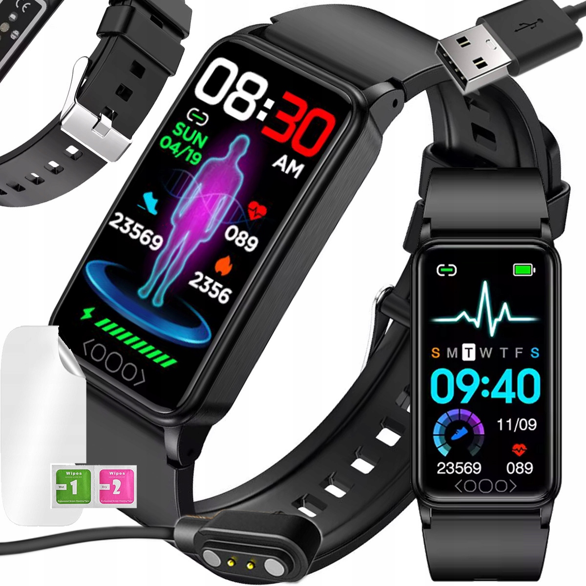 Chytré Hodinky Pro Měření Cukru Medical Glukometr Teplota Pl Menu Hovoru