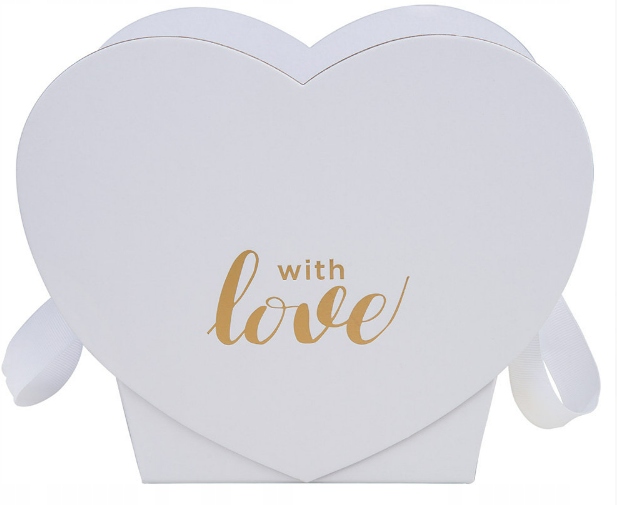 FLOWER BOX SERCE Pudełko OTWARTE Torebka KOLORY