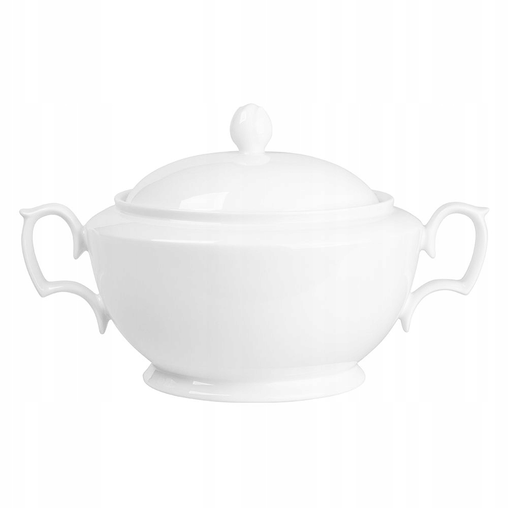 

MariaPaula Biała Waza Z Pokrywką 2,7L Z Porcelany