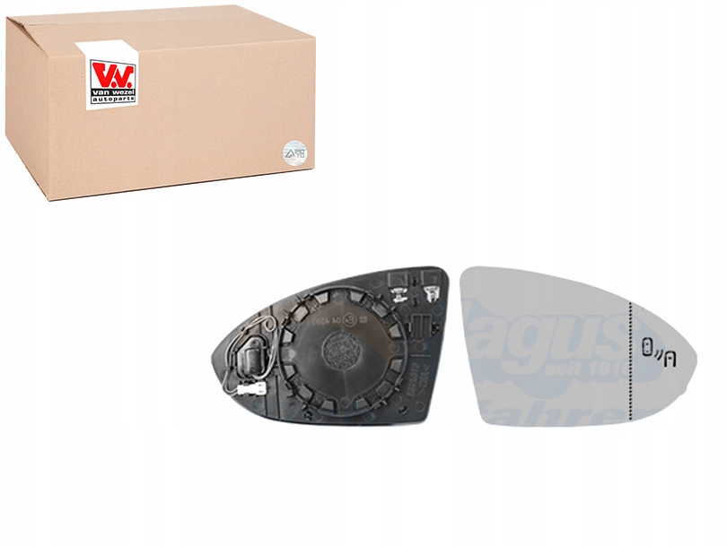VAN WEZEL WKŁAD LUSTERKA VW GOLF VII 08.12- PR