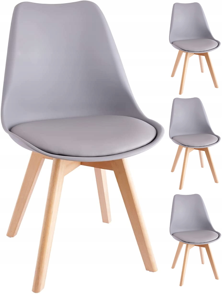 KOMPLET 4x Krzesło krzesła Montivaro do salonu, kuchni - 4 SZTUKI