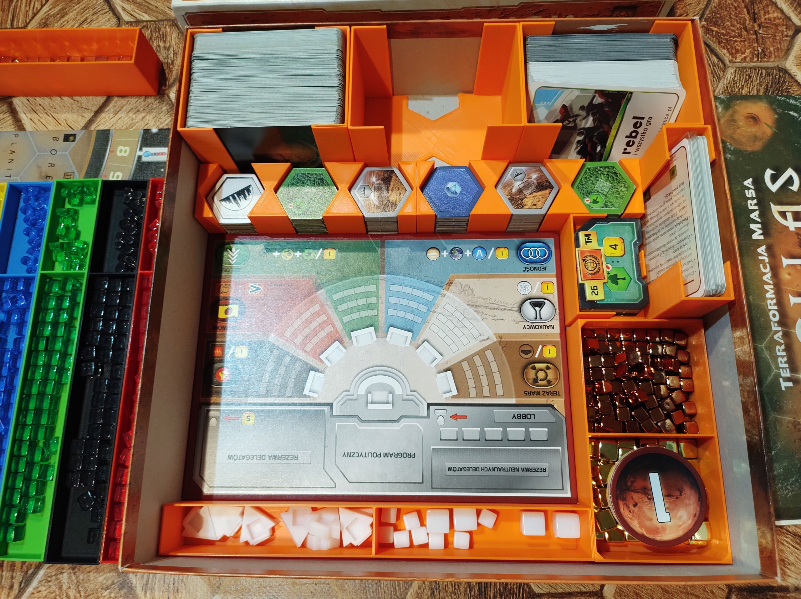 Terraformacja Marsa Insert kolorowy + dodatki Nazwa Insert Terraformacja Marsa