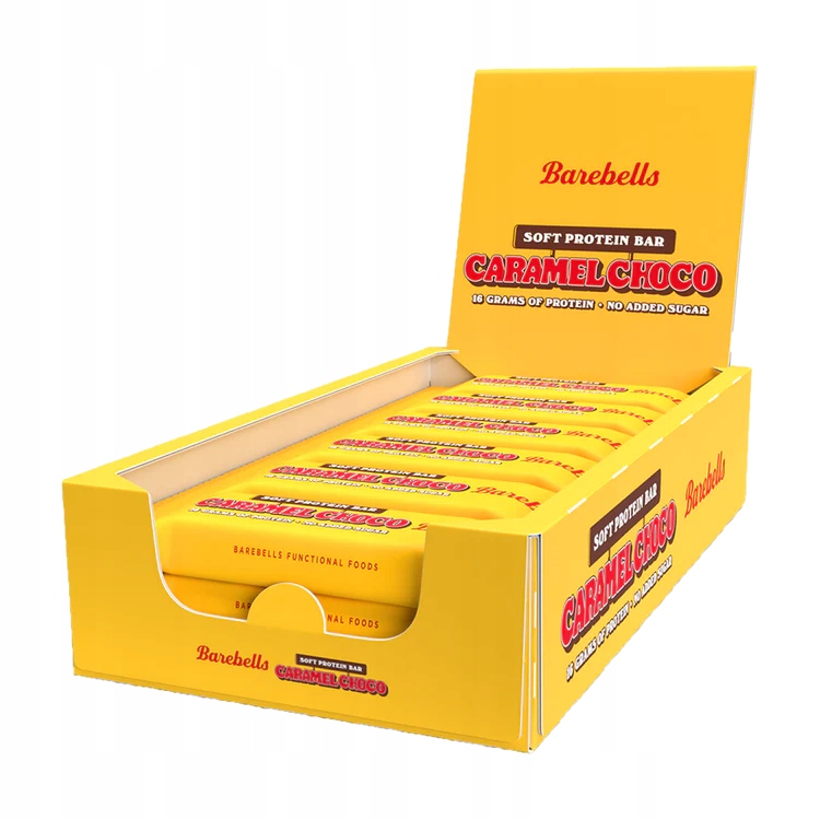 12x Barebells Soft Protein Bar 55g caramel choco