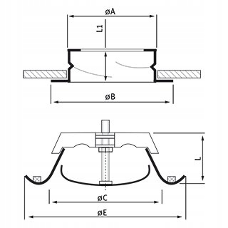 ANEMOSTAT WYWIEWNY BIAŁY KRATKA ZAWÓR + RAMKA 150 Marka Wenthouse