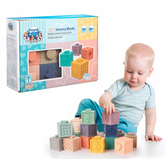 

Klocki sensoryczne miękkie Canpol Babies