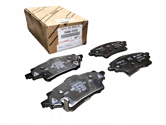 A04466-02400 - ГАЛЬМІВНІ КОЛОДКИ ЗАДНІ 04466-02400-САЛОН TOYOTA