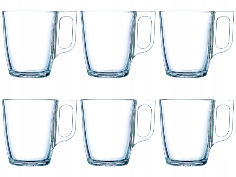 

Filiżanka Szklanka 6 x 320 ml Kubek Luminarc