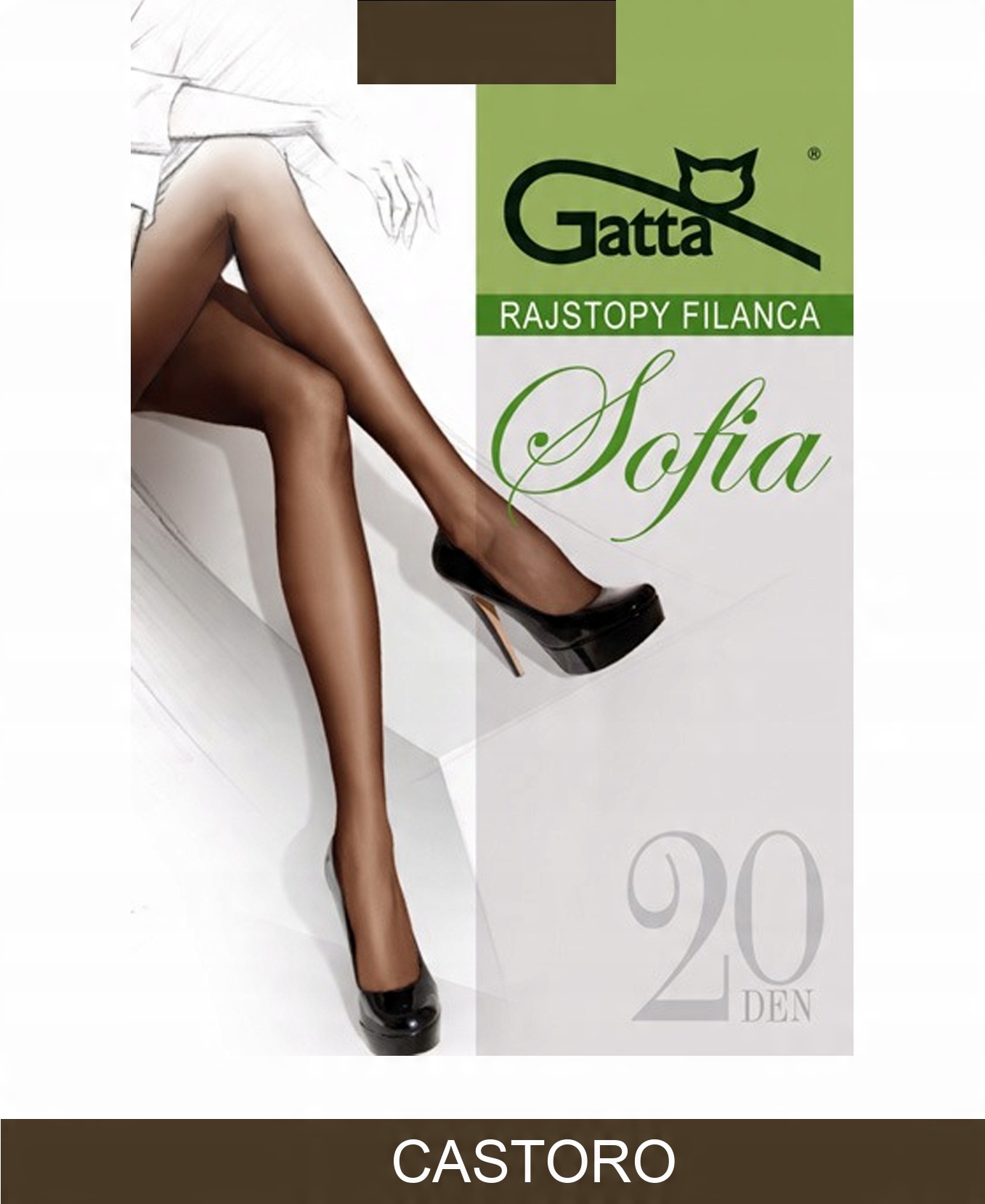 

Gatta Sophia Rajstopy damskie E wz.00/2-S/Castoro