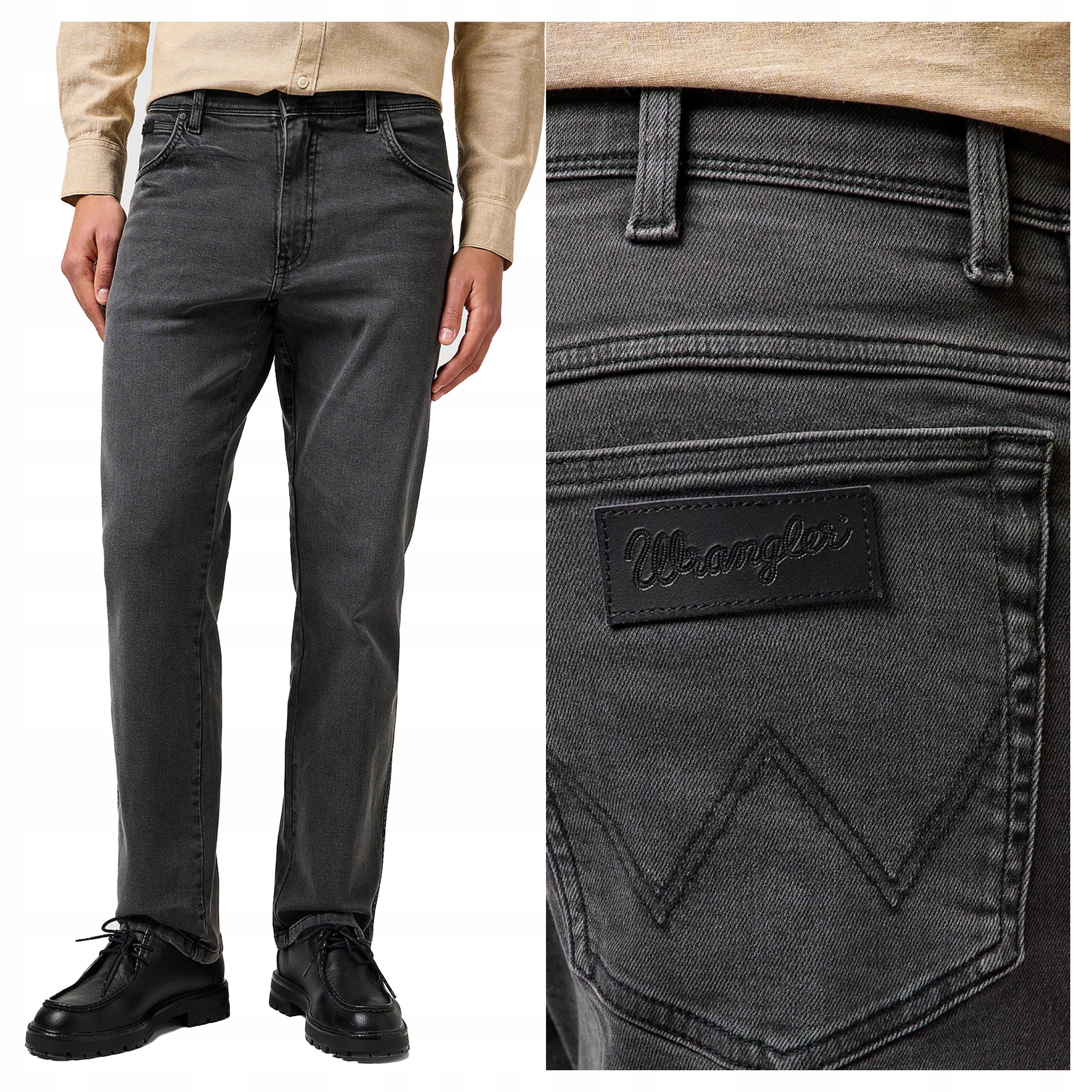 Wrangler Texas Whispered Wash Pánské džíny rovného střihu klasické W32 L34