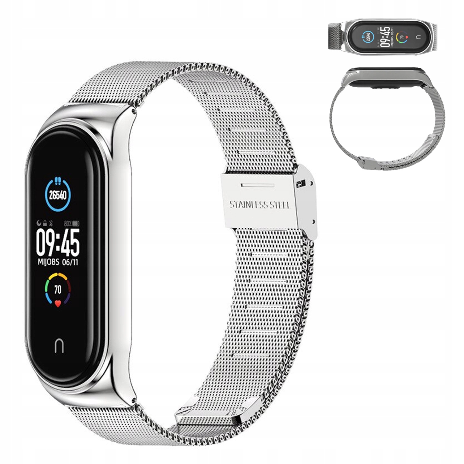 

Stalowa bransoleta pasek do Xiaomi Mi Band 6