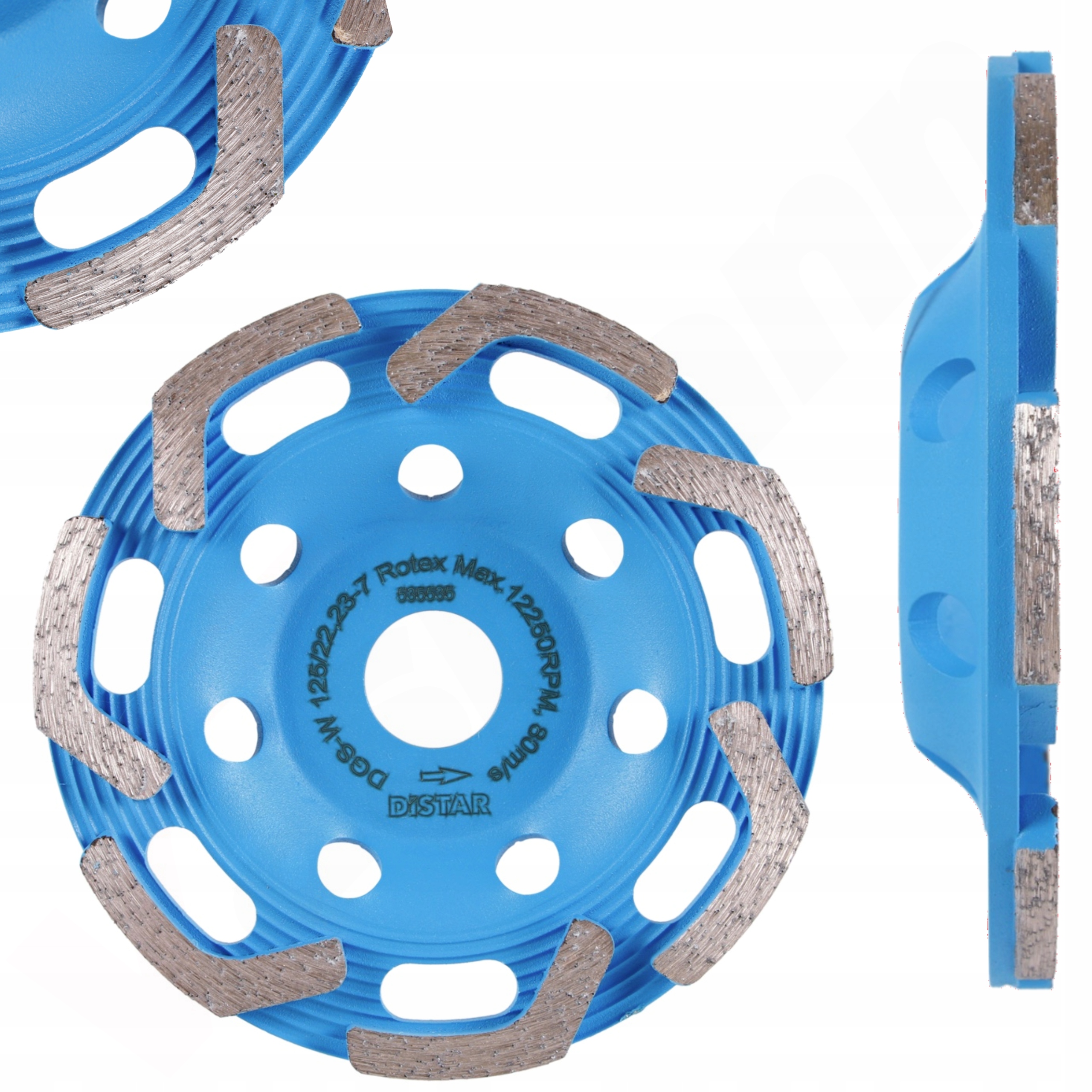 Tarcza Garnkowa Diamentowa Do Szlifowania Betonu Distar Rotex 125mm