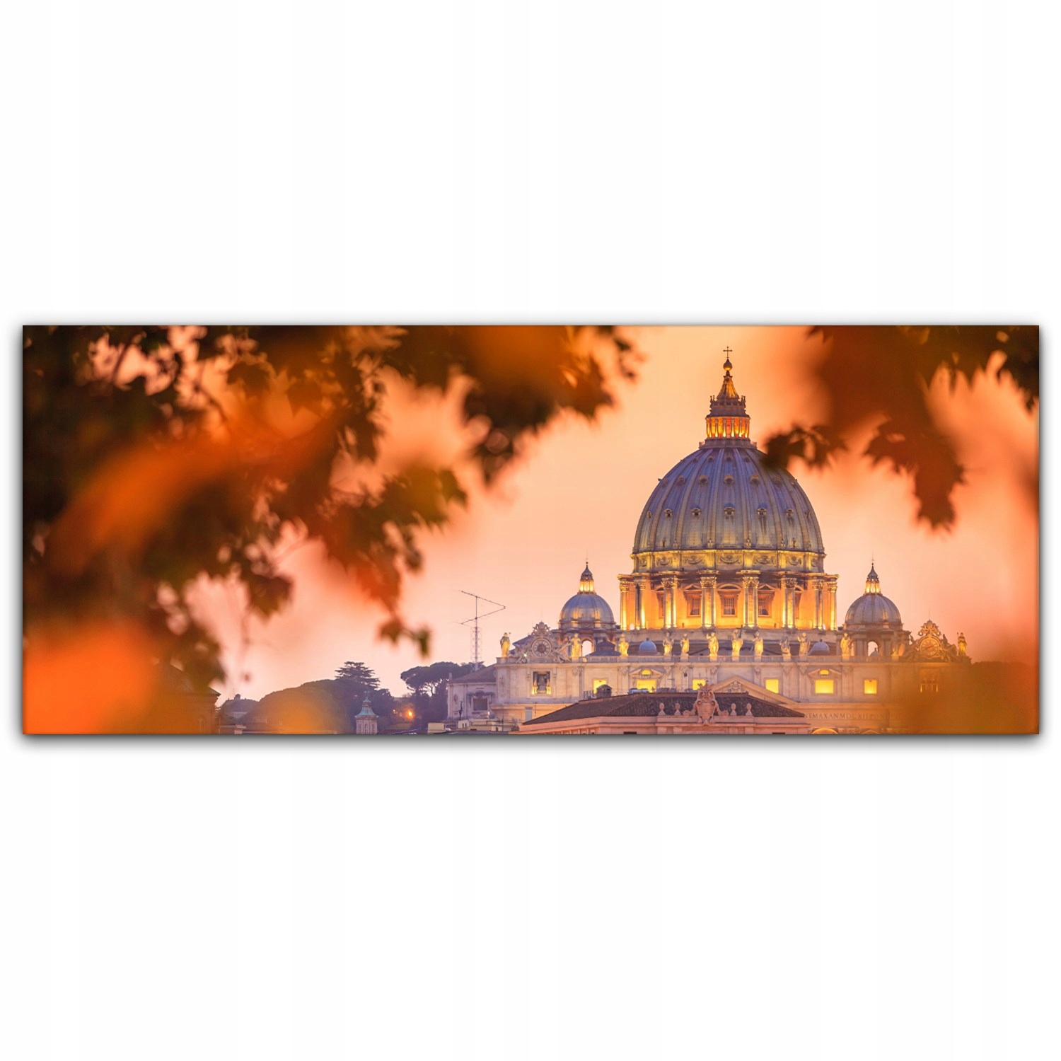 

Canvas do sypialni 125x50 Rzym Watykan Krajobraz