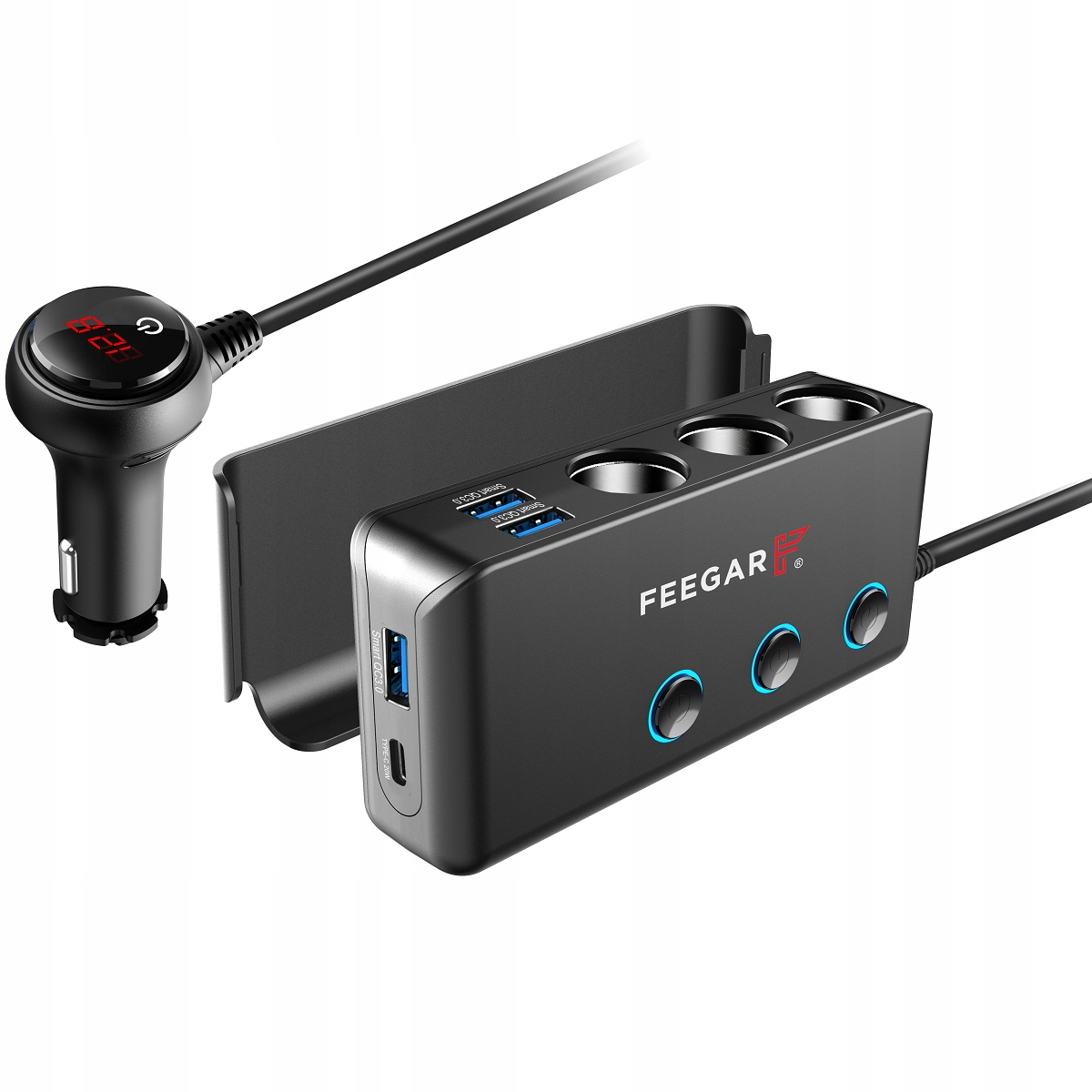 ROZDZIELACZ GNIAZDA ZAPALNICZKI GEEGAR 12-24V USB EAN (GTIN) 6914475313609