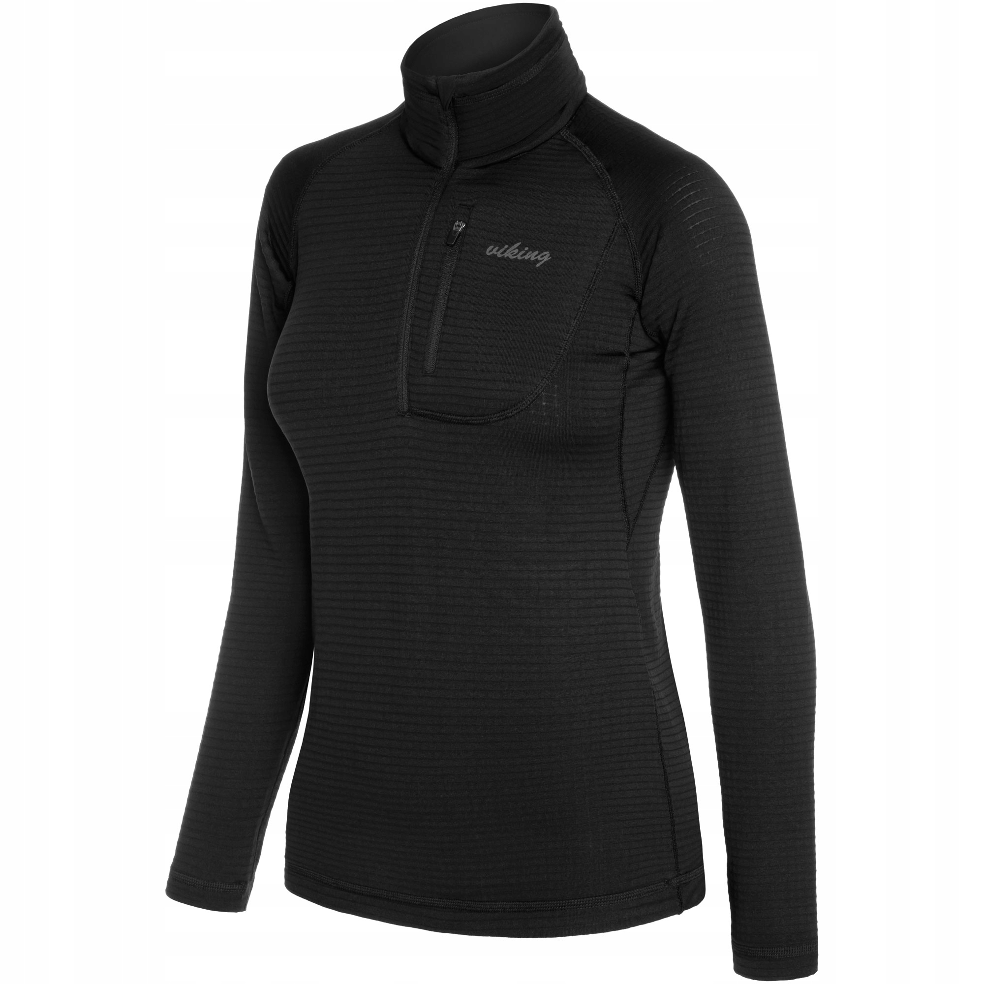 Dámská Mikina Viking Admont Lady s 1/2 zipem, černá
