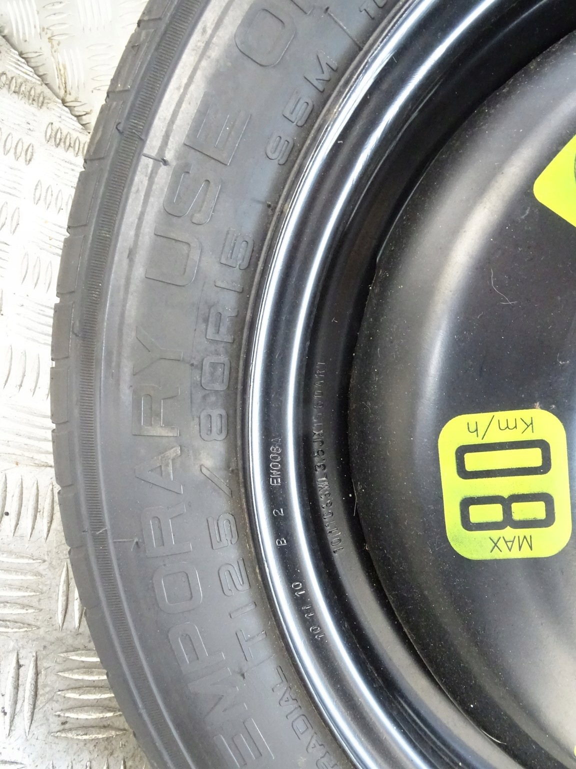 CITROEN C3 PICASSO roue roue de secours 15" 4X108