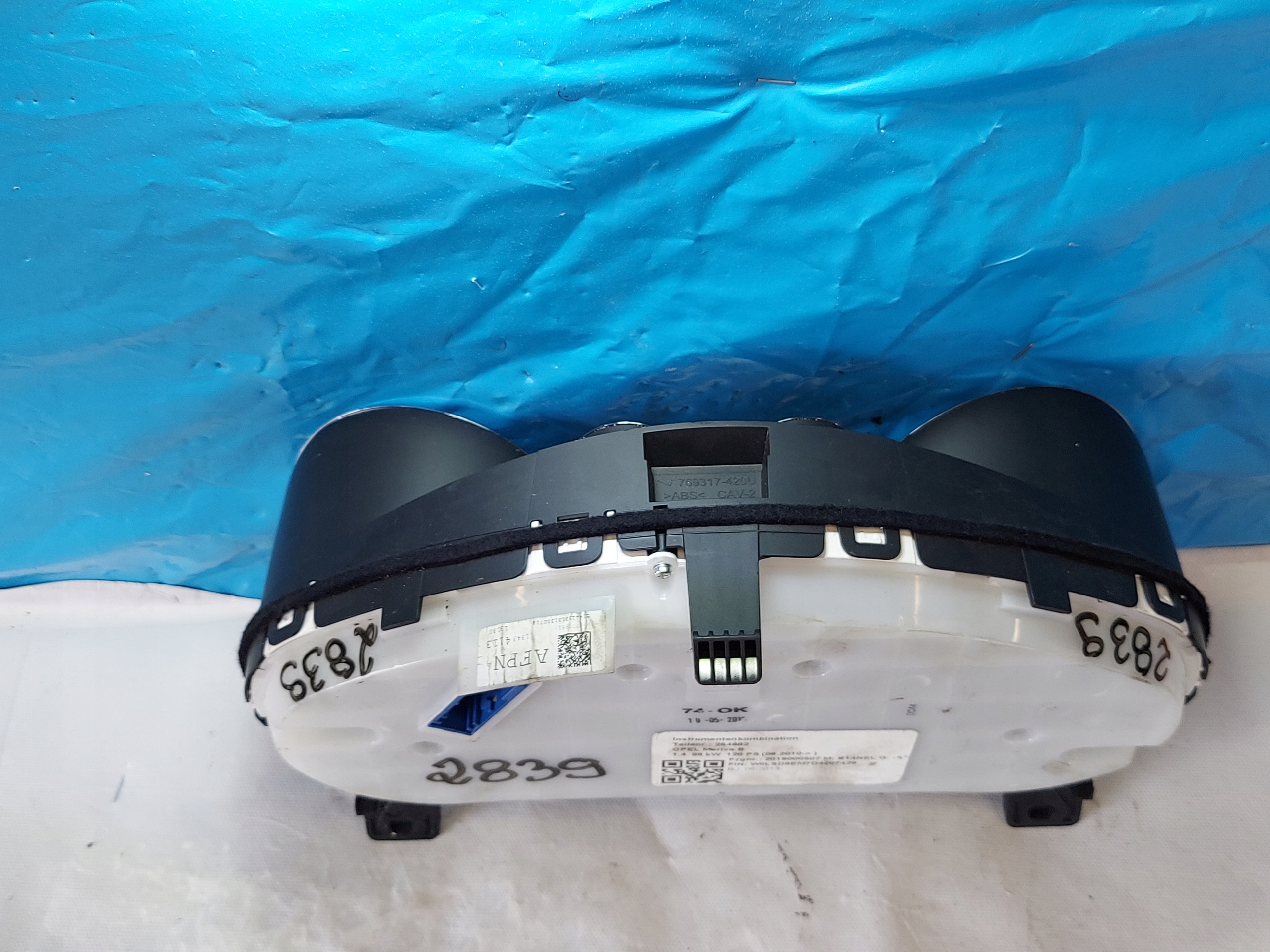 dials clock MERIVA B 1.4 B 13434113