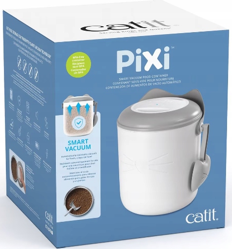 Levně Pixi Smart Vacuum vakuová nádoba na krmivo kočky psa s lopatkou 9,6 L