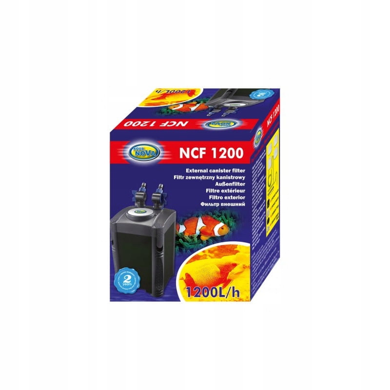 Filtr Zewnętrzny do akwarium Aqua Nova Ncf 1200