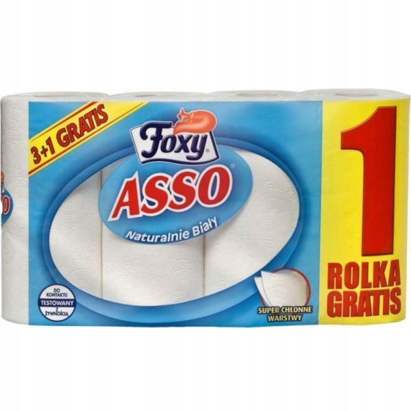 

Foxy Ręcznik papierowy Asso 4szt.