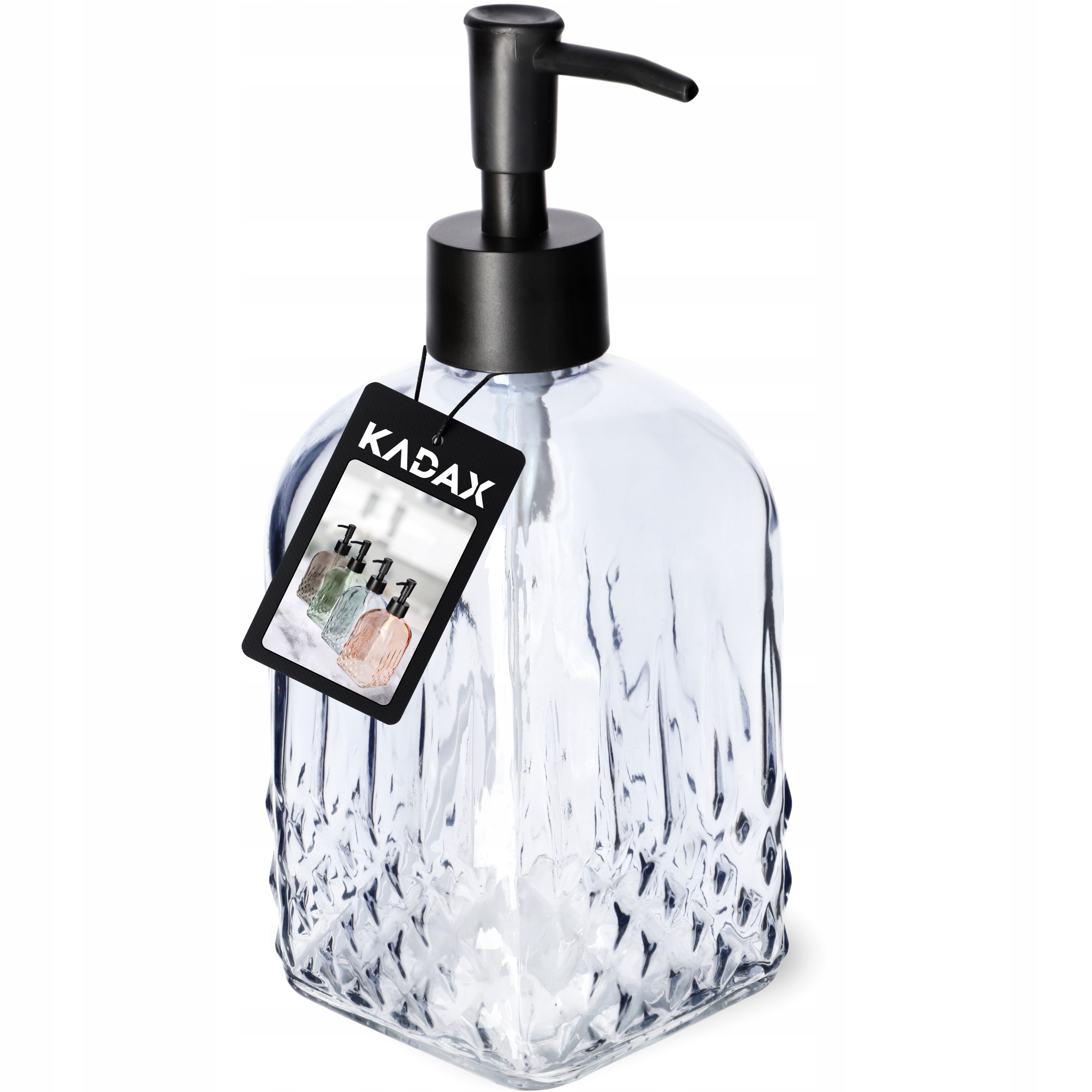 

Dozownik Do Mydła W Płynie Żelu 450ml Szary