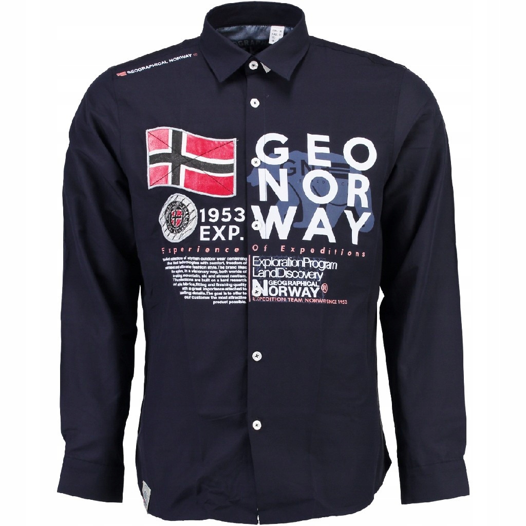 Geographical Norway košile pánská Zado Ls Men 100 S tmavě modrá