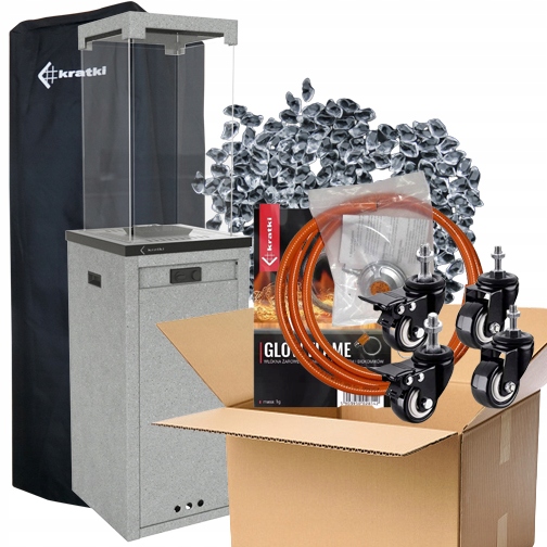 Patio Light Šedá Obal Kameny Vlákna