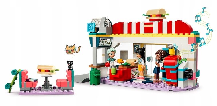 LEGO FRIENDS Bar w śródmieściu Heartlake 41728 Marka LEGO