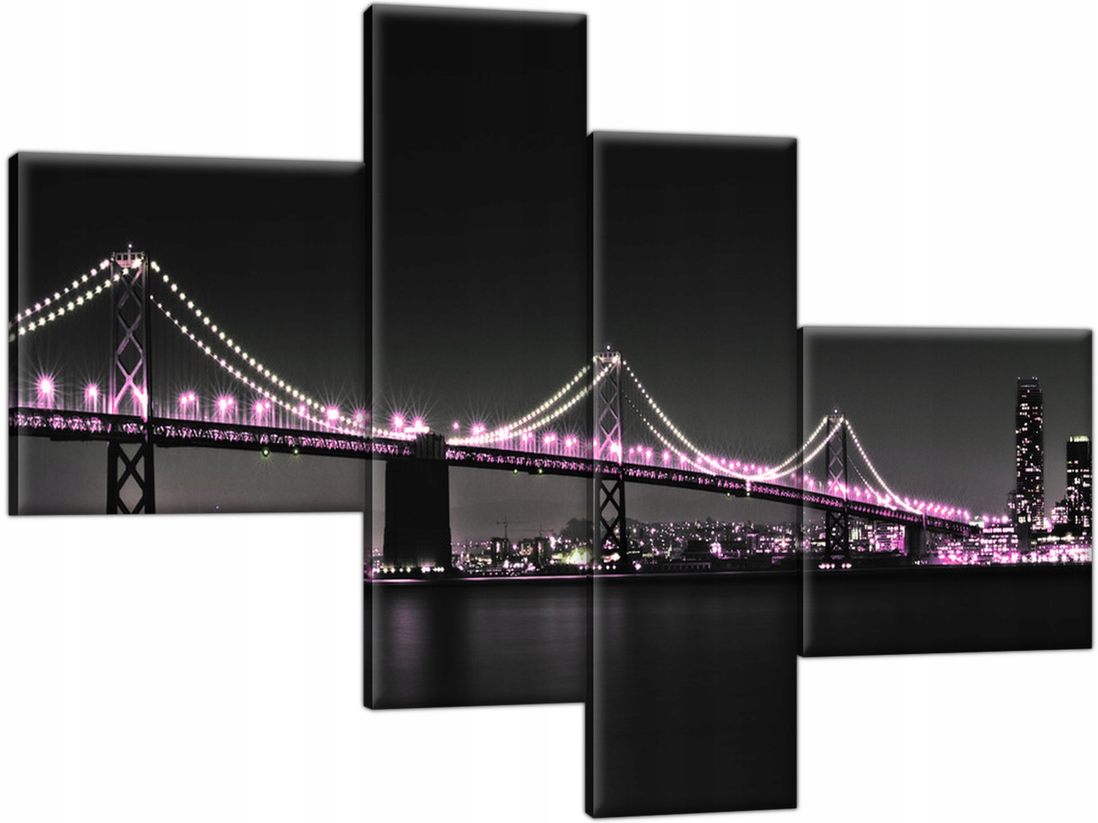

Most w San Francisco Golden Gate 100x70 Obraz Nocą