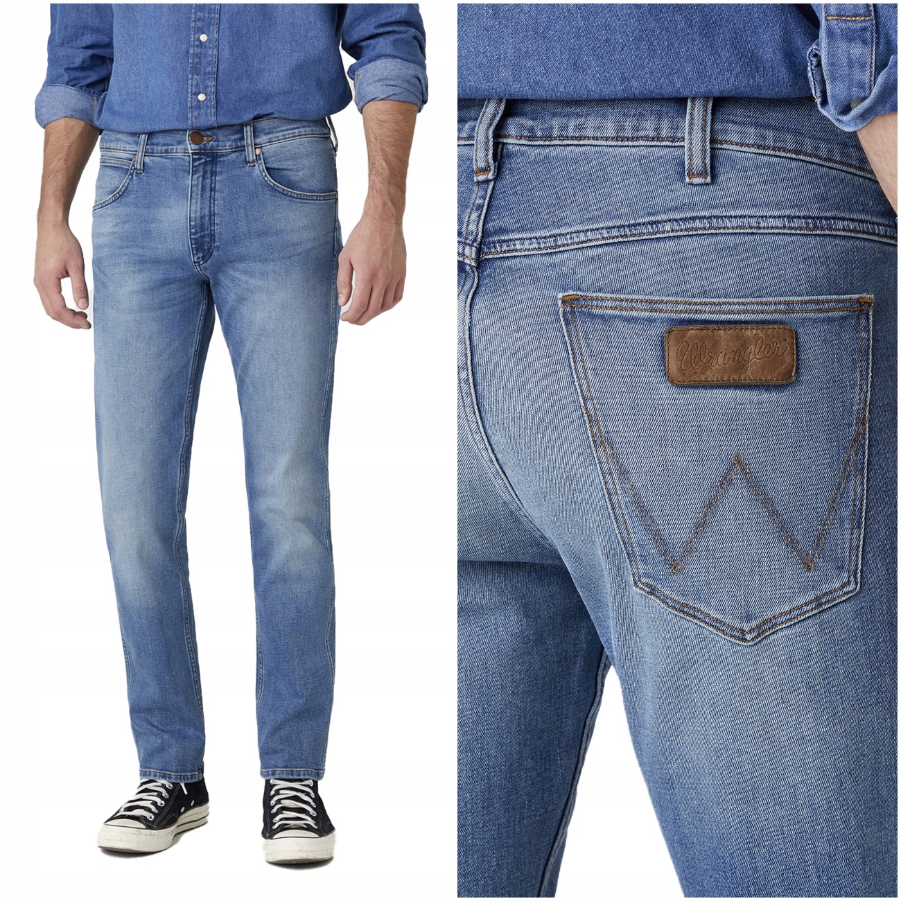 

Wrangler Greensboro Męskie Spodnie Jeans W34 L32