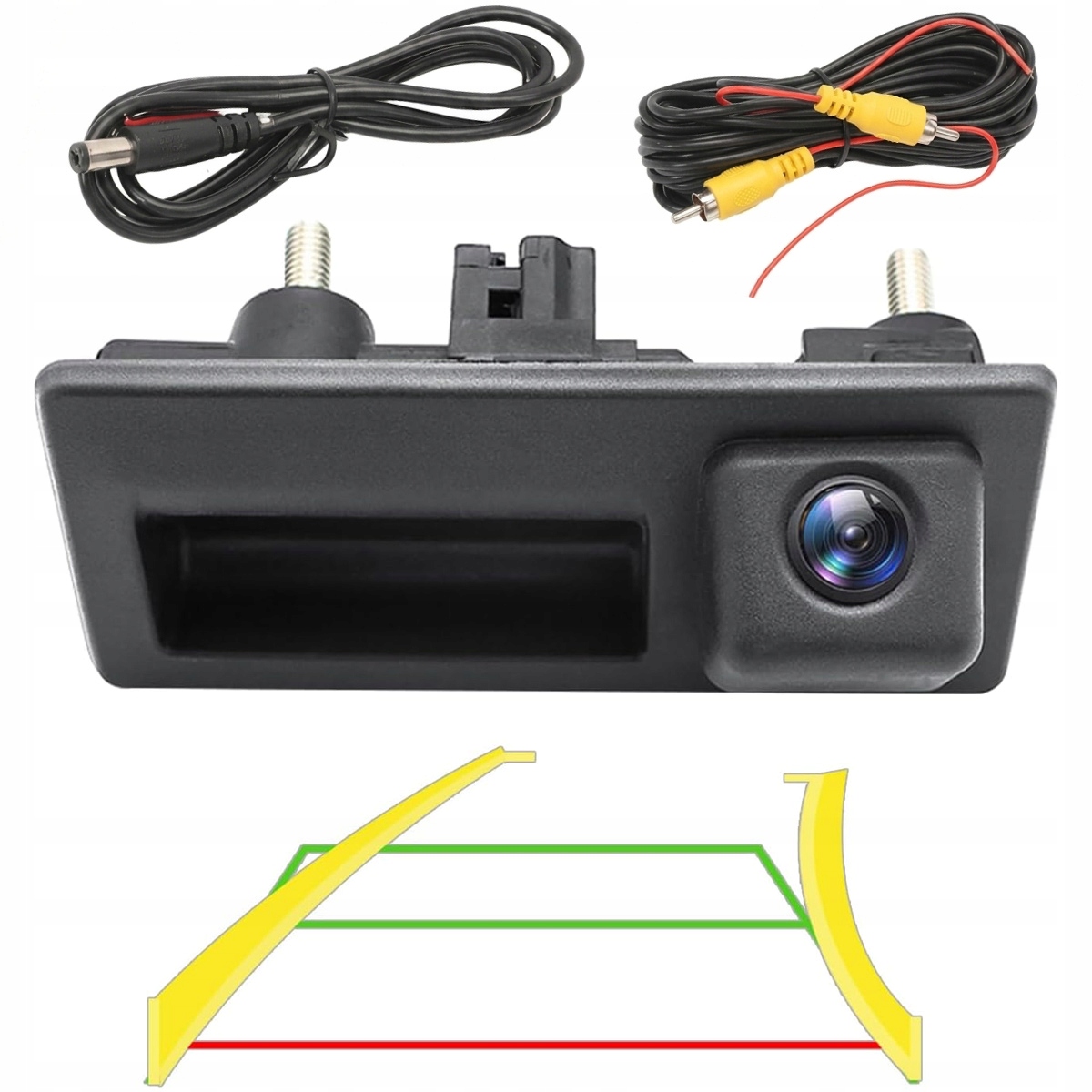 Kamera Cofania Ntsc/pal 170° Do Audi A6L A4L Q5 Q3 Klamka Bagażnika