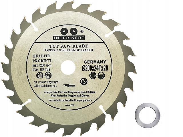 TARCZA PIŁA WIDIOWA WIDIA DO DREWNA 200x20 24 zęby