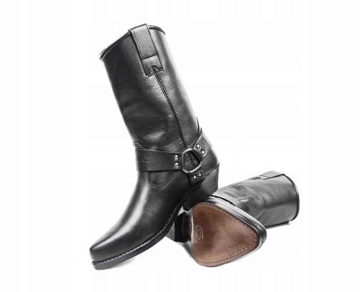 BUTY MOTOCYKLOWE SKÓRZANE RACEBOOTS KOWBOJKI 40 Producent inny