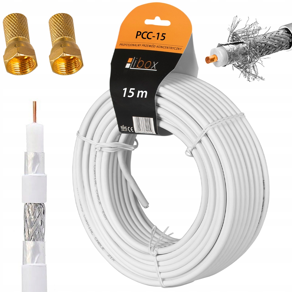 

Kabel Przewód Koncentryczny Lte Antenowy 15M 4K Hd