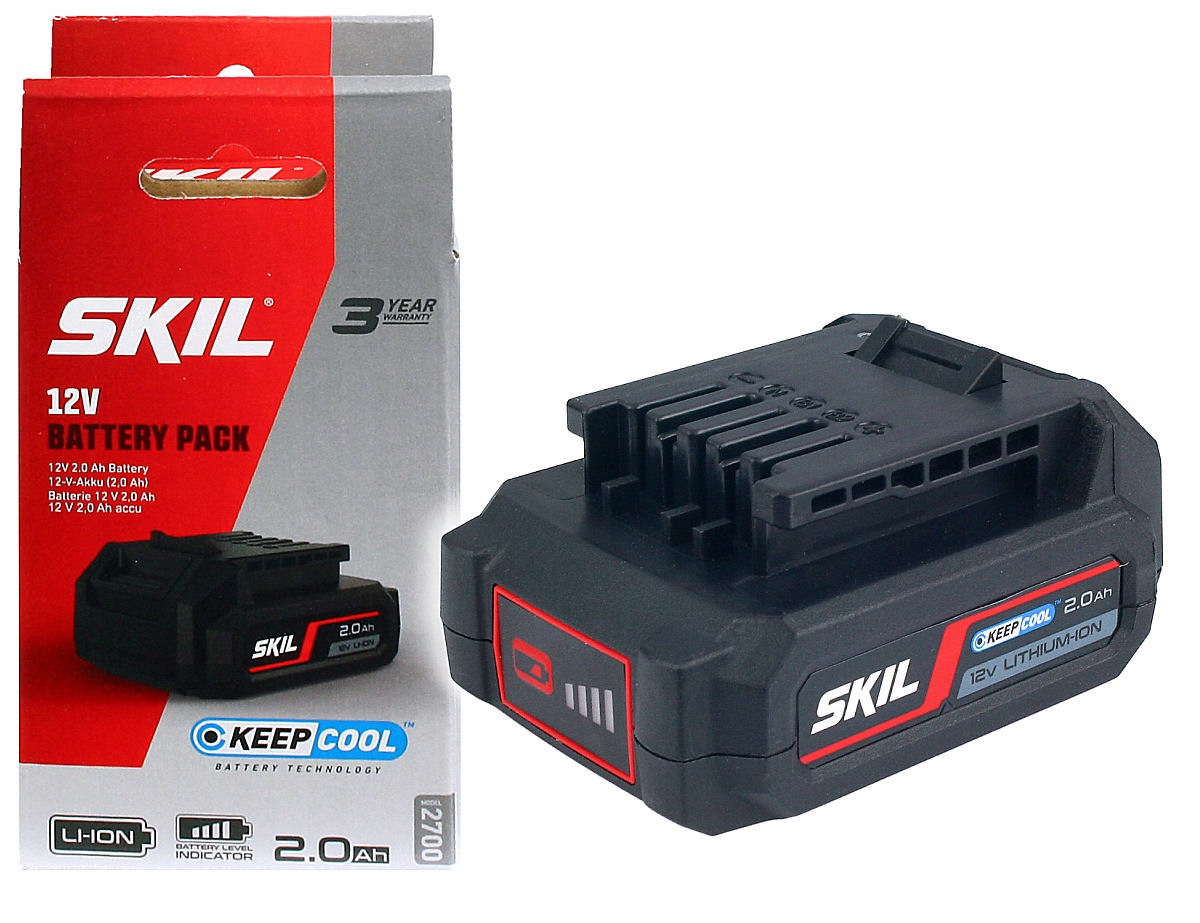 

Akumulator 12V 2,0Ah litowo-jonowy Keep Cool Skil