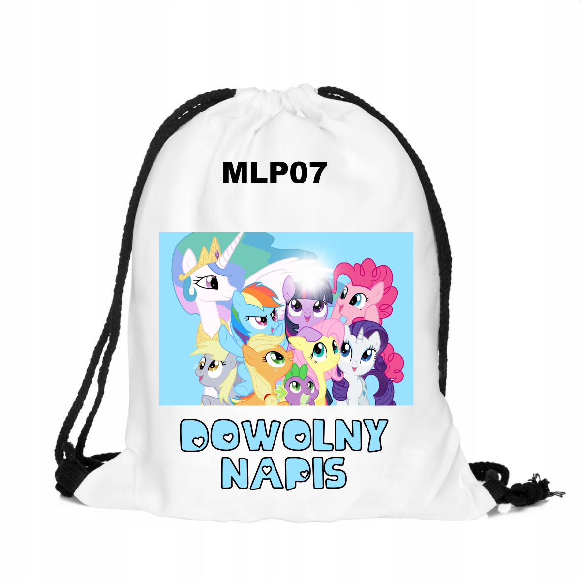 WOREK MY LITTLE PONY do szkoły + IMIĘ