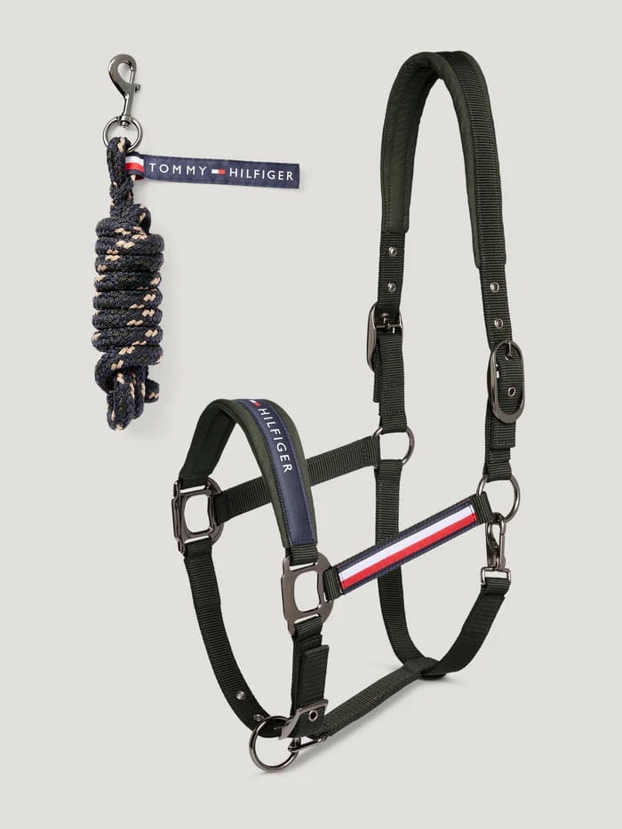 Tommy Hilfiger Rajčatová Uzda Yale borovice klasika