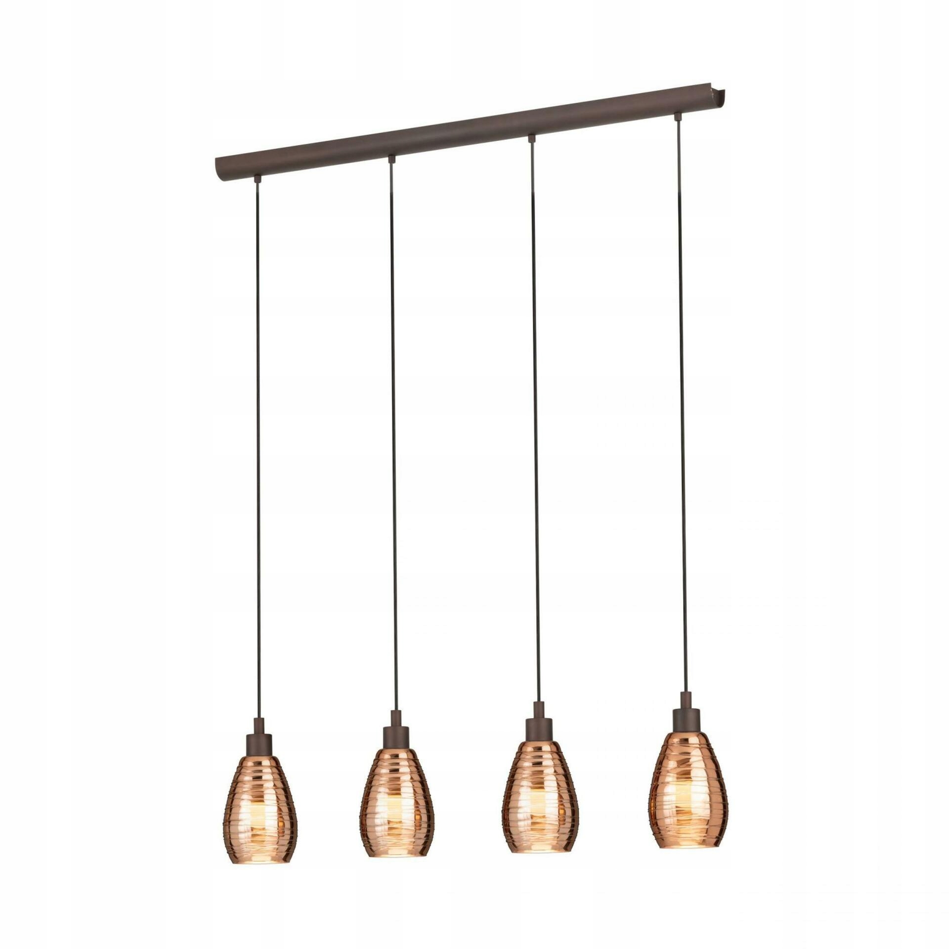 Závesné svietidlo Eglo Siracusa E27 4x60W hnedá medená