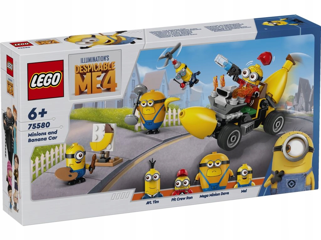Lego 75580 Despicable Me Mimoni a banánový vůz