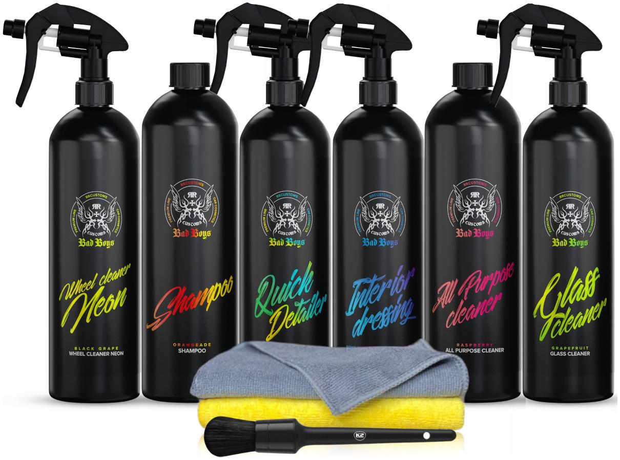RR Customs RRC Bad Boys Mega Zestaw Kosmetyków Do Auta Detailing Prezent
