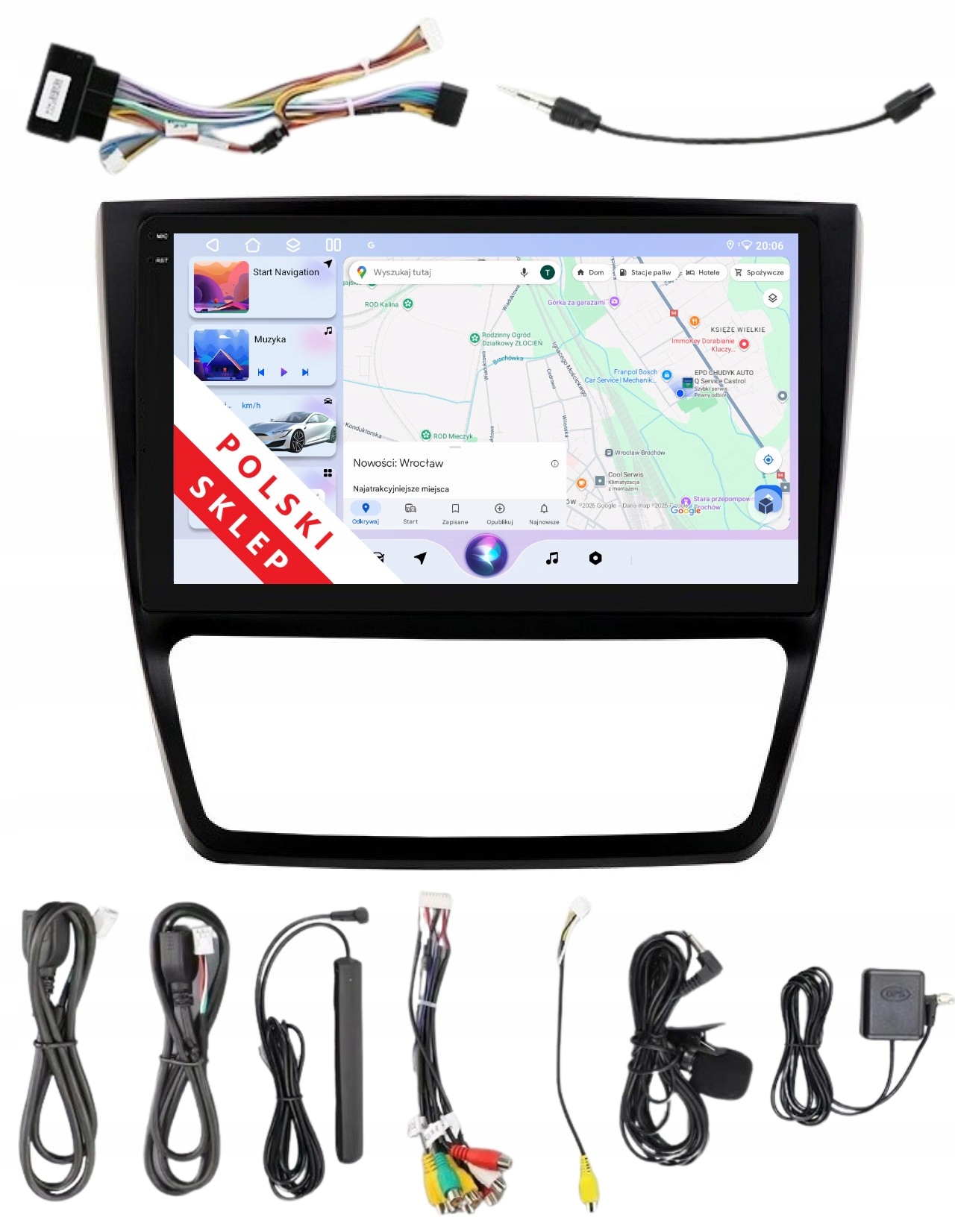 Navigácia Rádio 2DIN Android Skoda Yeti Dsp Carplay 6/128 Gb Lte