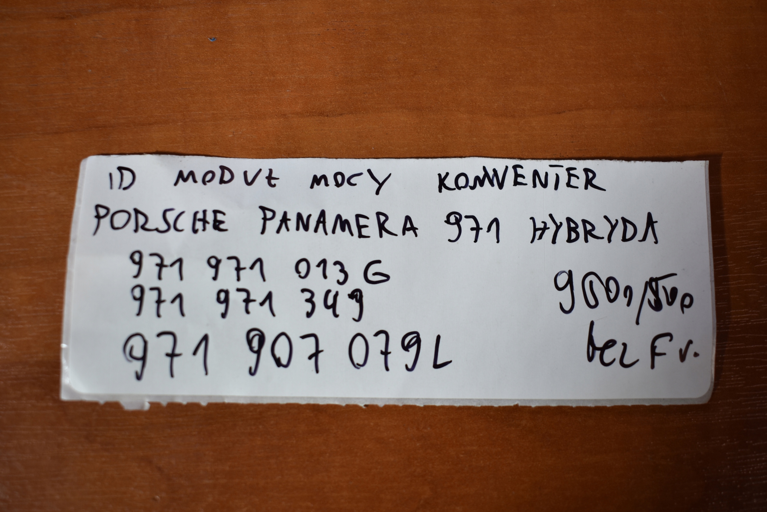 IDEALNY module MOCY KONWERTER PORSCHE PANAMERA 971 HYBRYDA 1