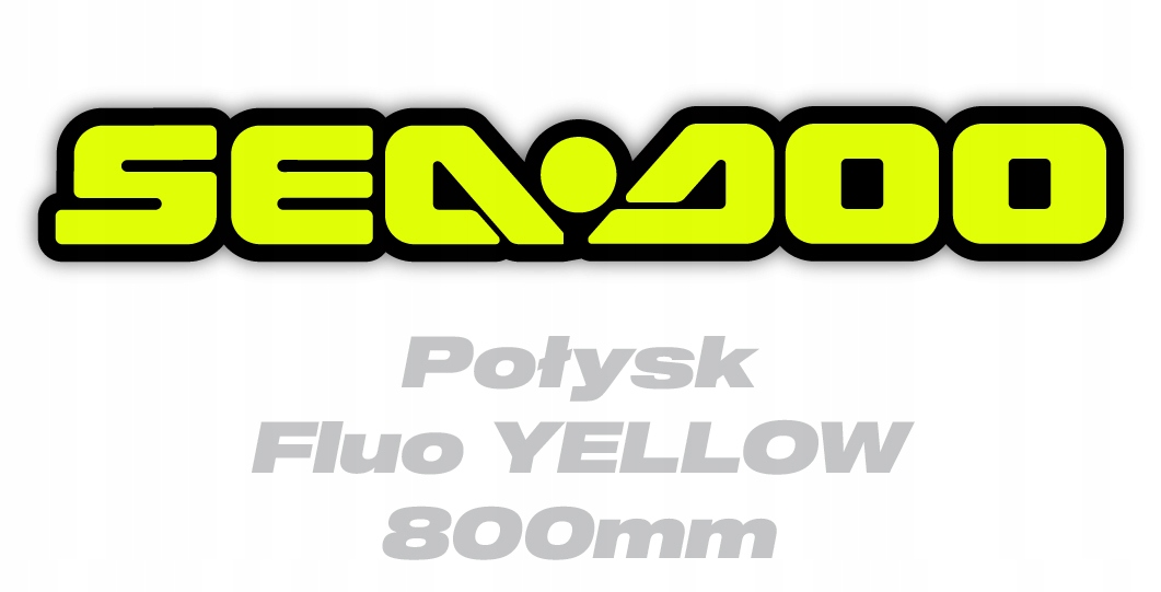 Samolepky Sea-Doo 80 cm Fluo