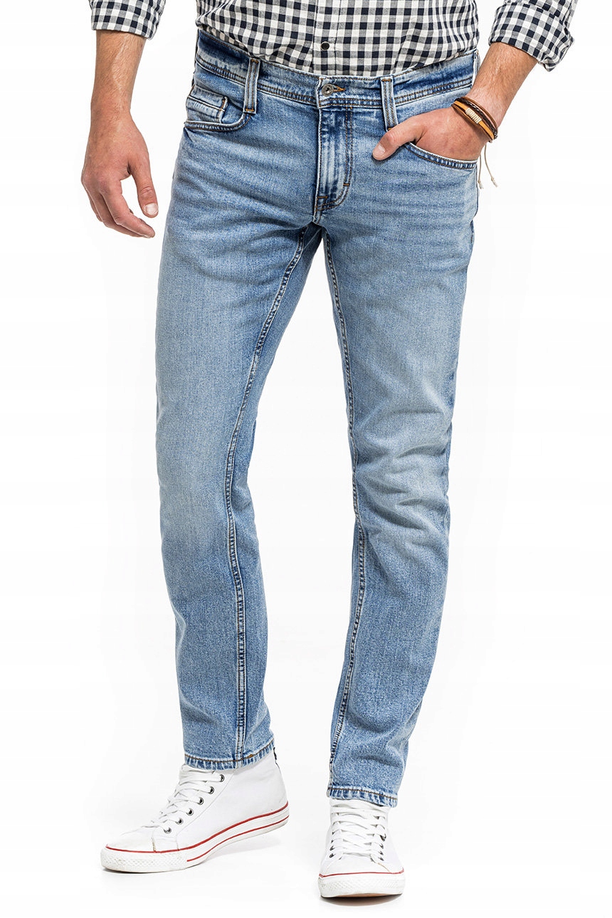 MUSTANG OREGON TAPERED MĘSKIE SPODNIE JEANSOWE DŻINSOWE SLIM BLUE W33 L32 Marka Mustang
