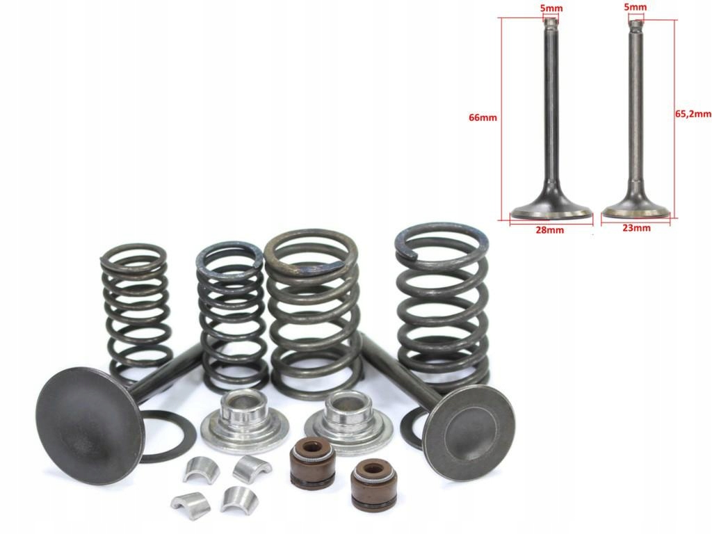 Zawory Głowicy Do Quada Atv 150 GY6-150