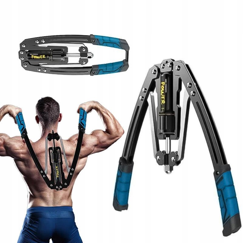 Expandér pro cvičení ramen klece hydraulický, regulace 20-200 kg