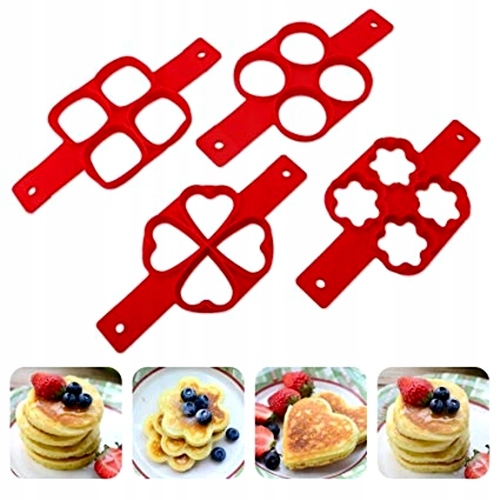 FORMY SILIKONOWE DO PANCAKE NALEŚNIKÓW JAJ -ZESTAW Kod producenta Max-P4