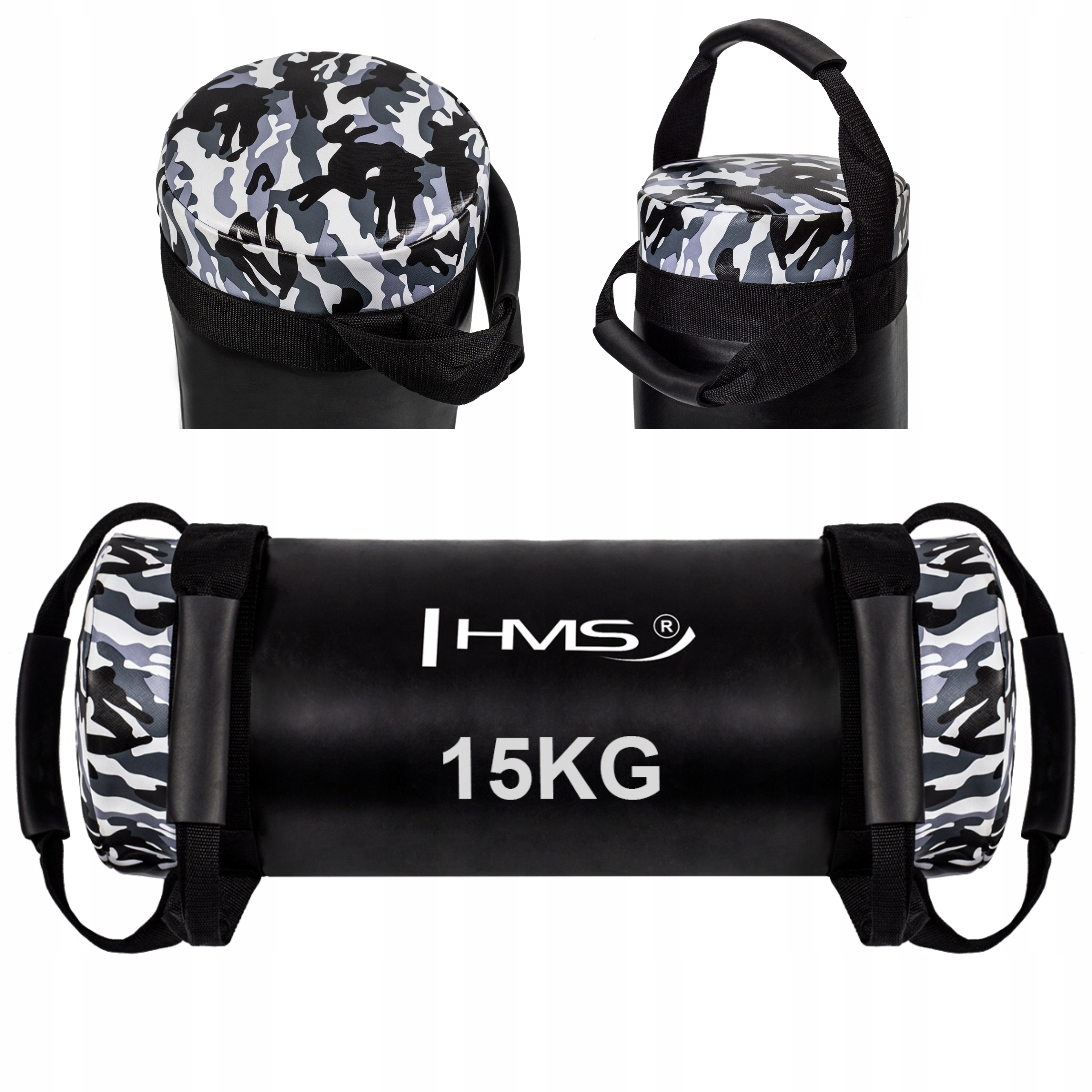 Power Bag Sandbag Bulharský Trénink vak pro cvičení Zátěž Hms 15 kg