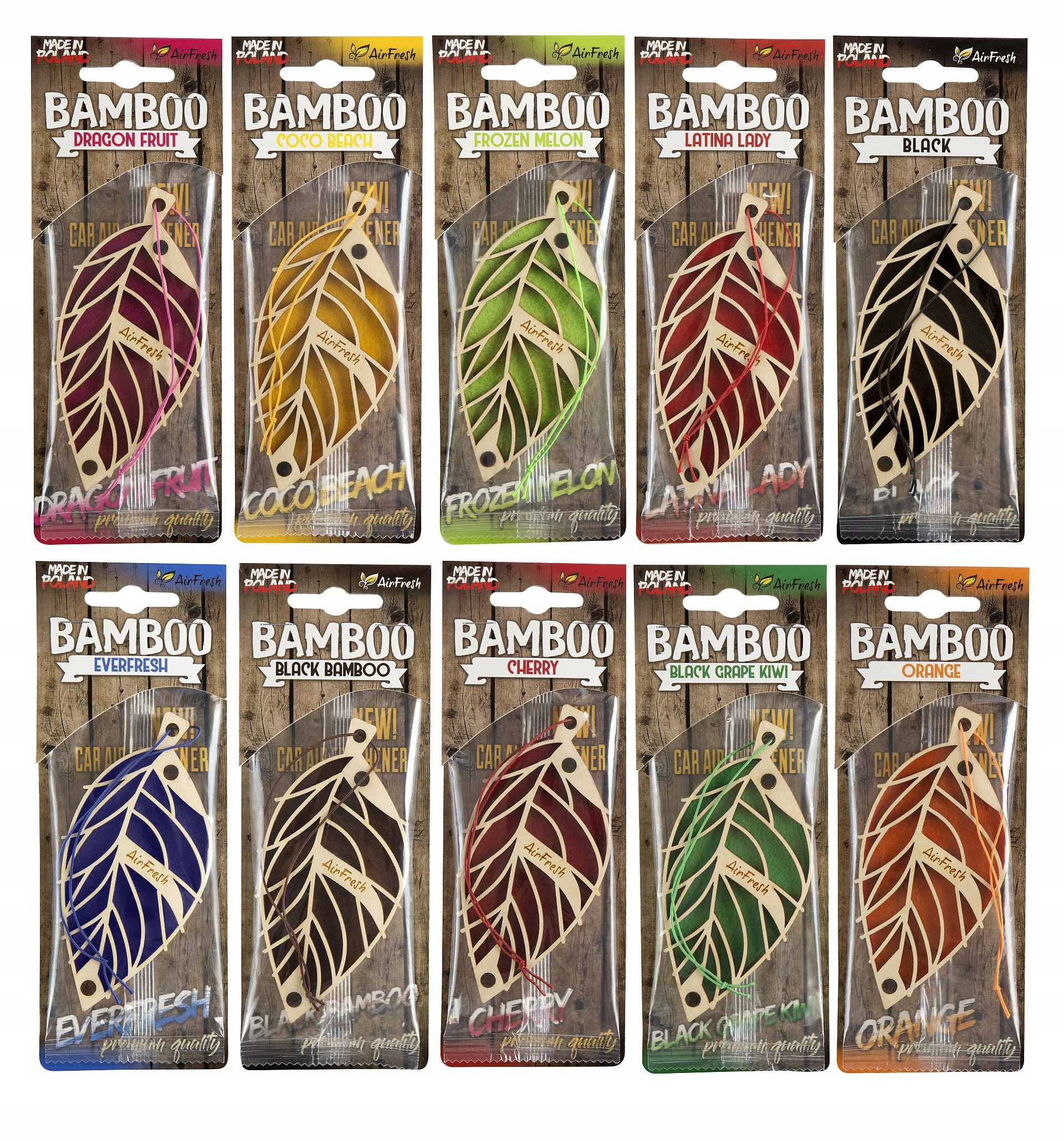 ZAWIESZKA ZAPACHOWA BAMBOO Z DREWNA. LATINA LADY Rodzaj zawieszki