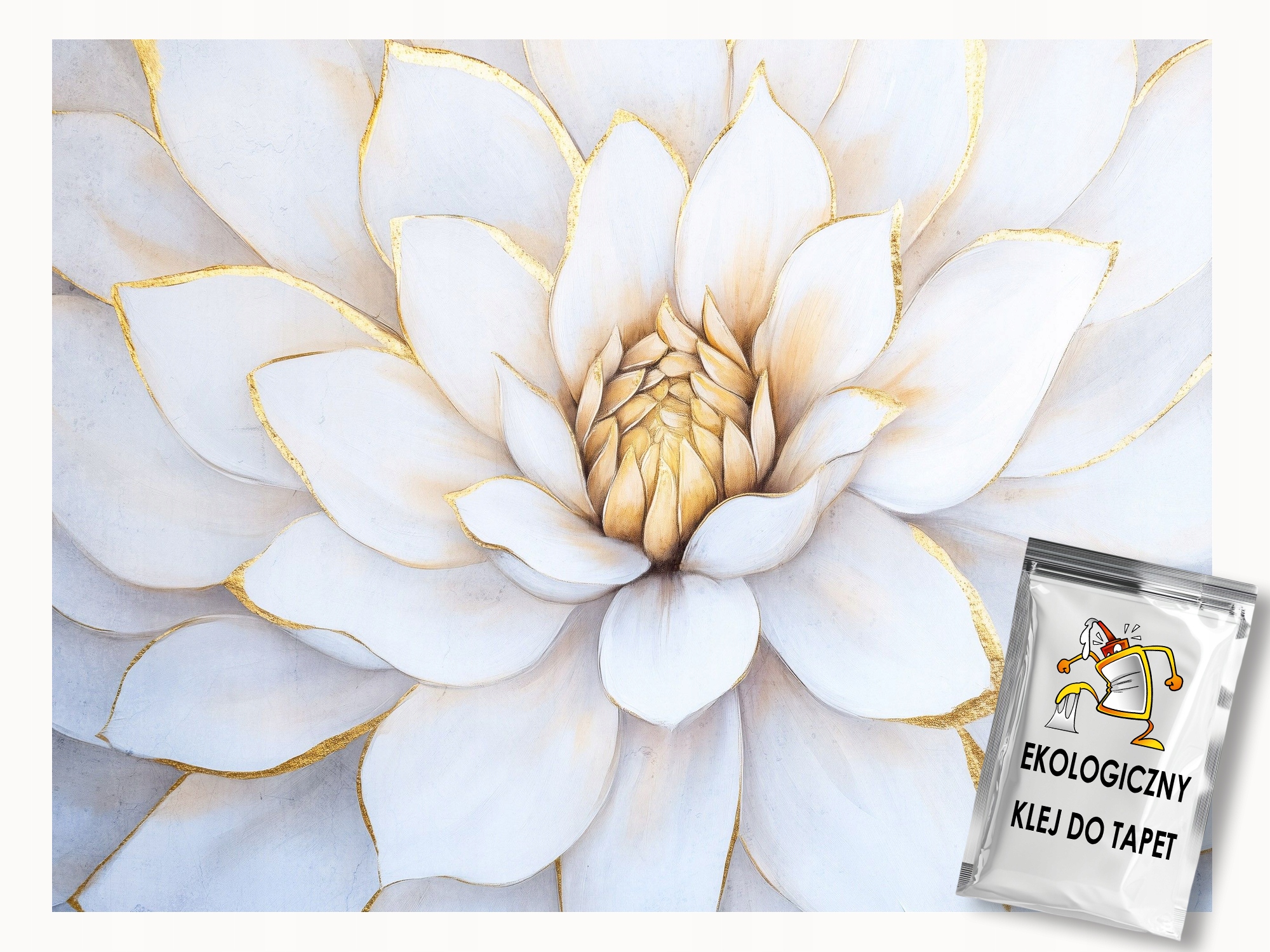 Fototapeta Flizelina Příroda Bílý Květ Boho Glamour 300x210 lepidlo