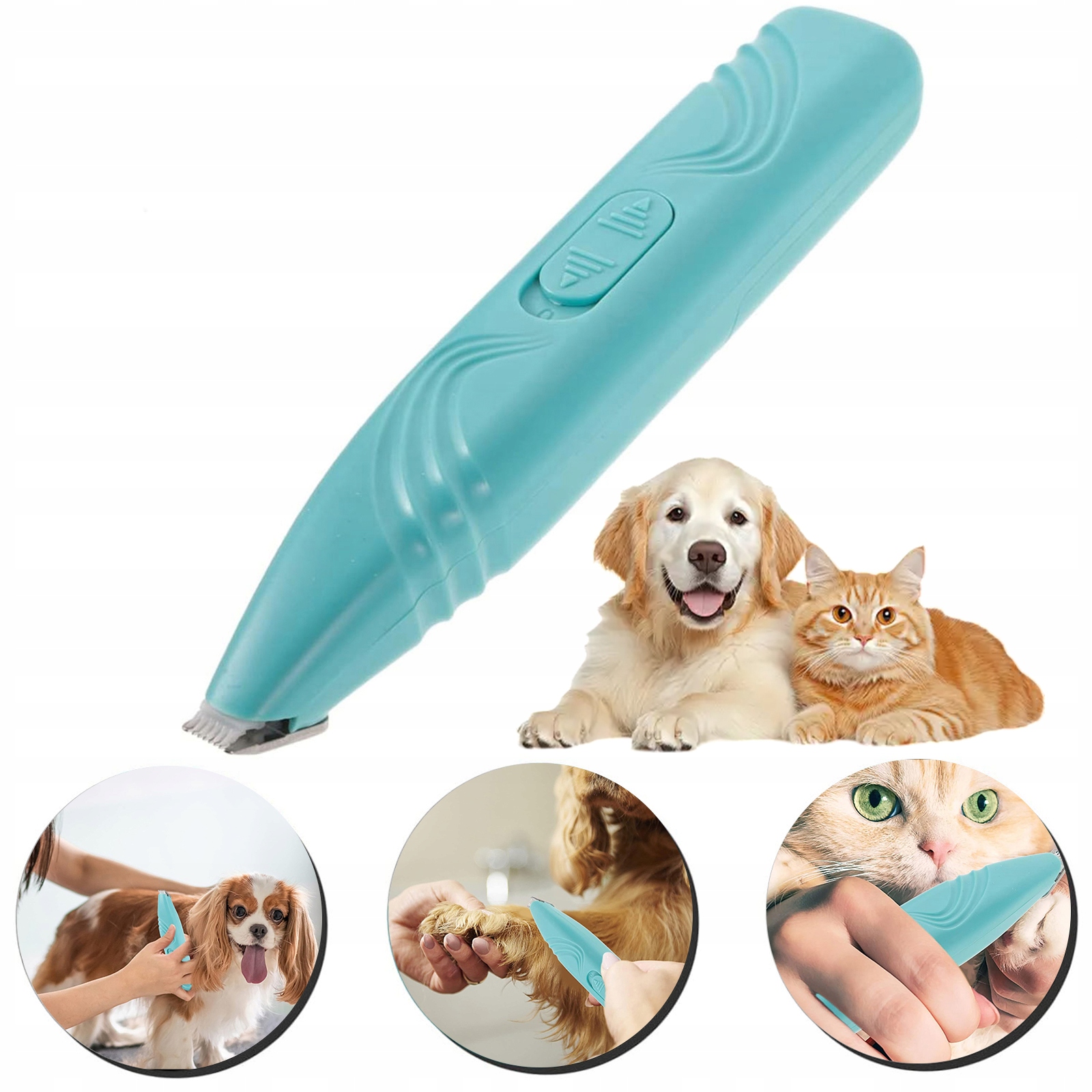 Levně Malý Holicí Strojek Pro Zvířata S Bezproblémovým Nabíjením A Chlupy Na Chodidlech